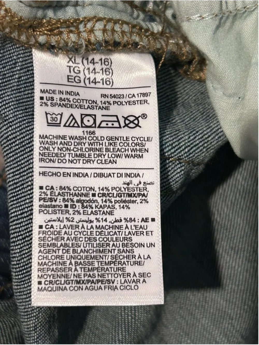 Old Navy Boys XL 14-16 Slim 360 Stretch Denim Shorts New With Tags Raw Frayed